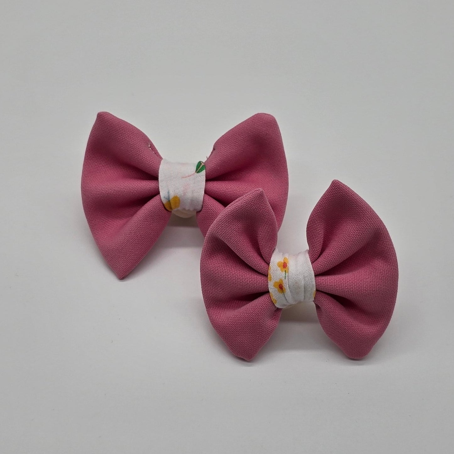 Dusty Pink Leggings with Hair Bows