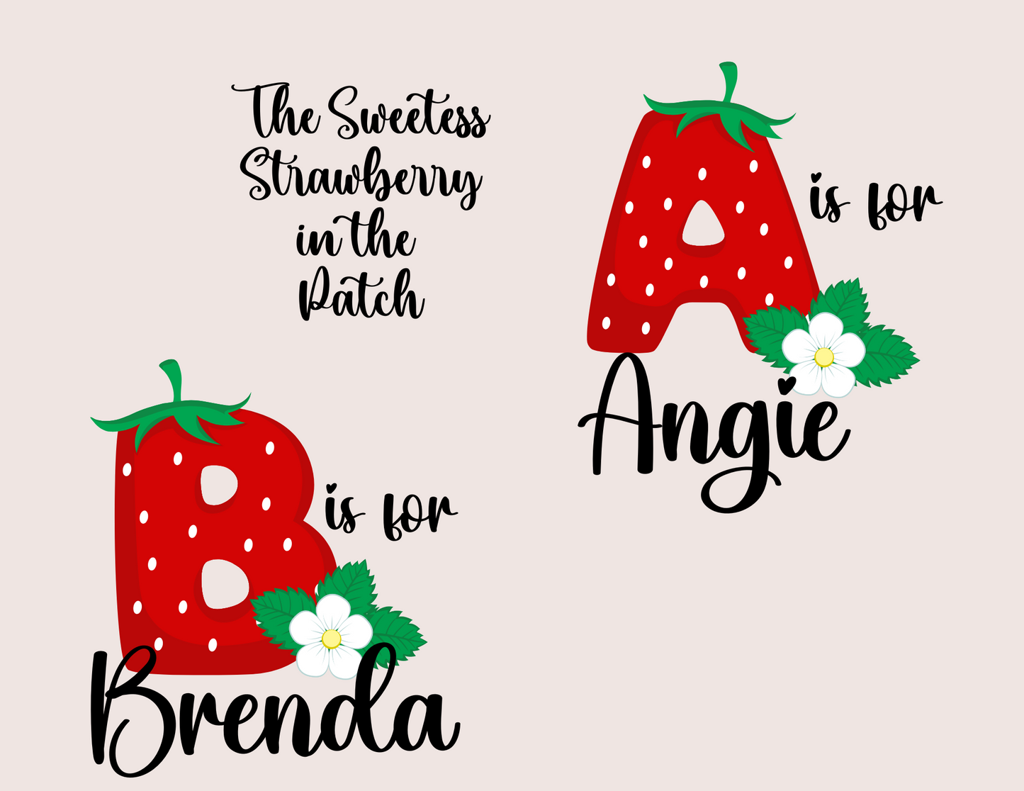 Strawberry Monogram Shirt