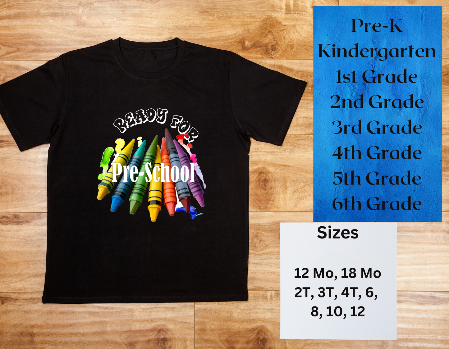 Ready for School Crayon Shirt