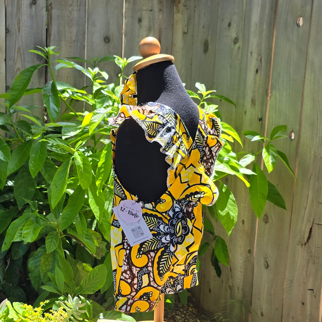 Yellow Floral Romper