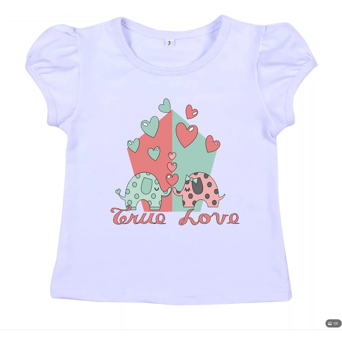 True Love Kissing Elephants Shirt