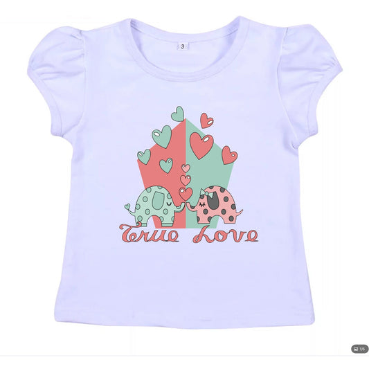 True Love Kissing Elephants Shirt