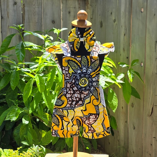 Yellow Floral Romper