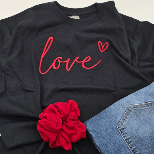 Embroidered Love Shirt