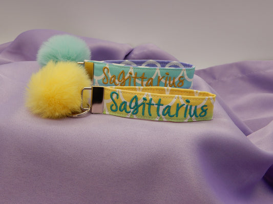 Sagittarius Zodiac Key Fobs