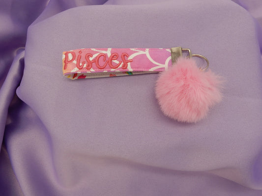 Pisces Zodiac Key Fobs