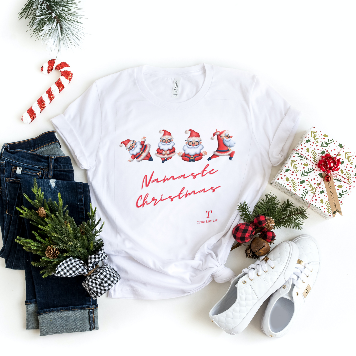Christmas Santa Yoga Shirt